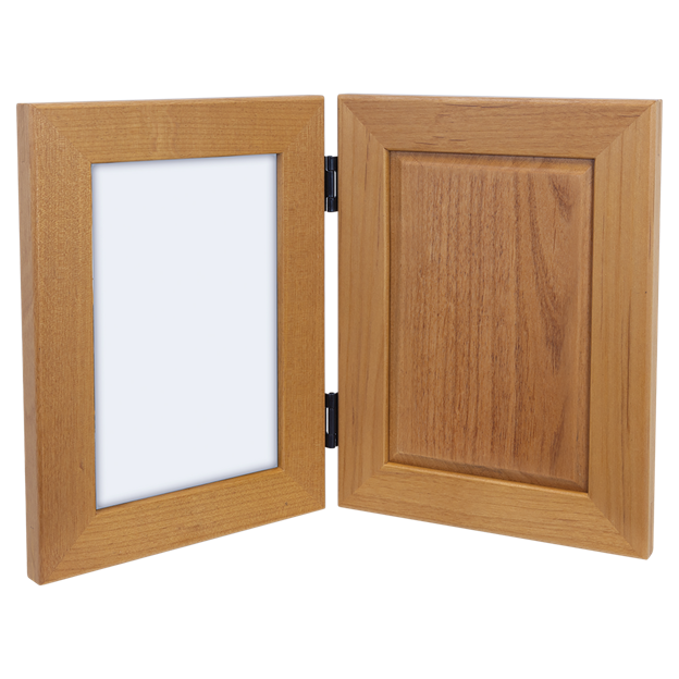 Genuine Red Alder Wood, Dual picture Frames
