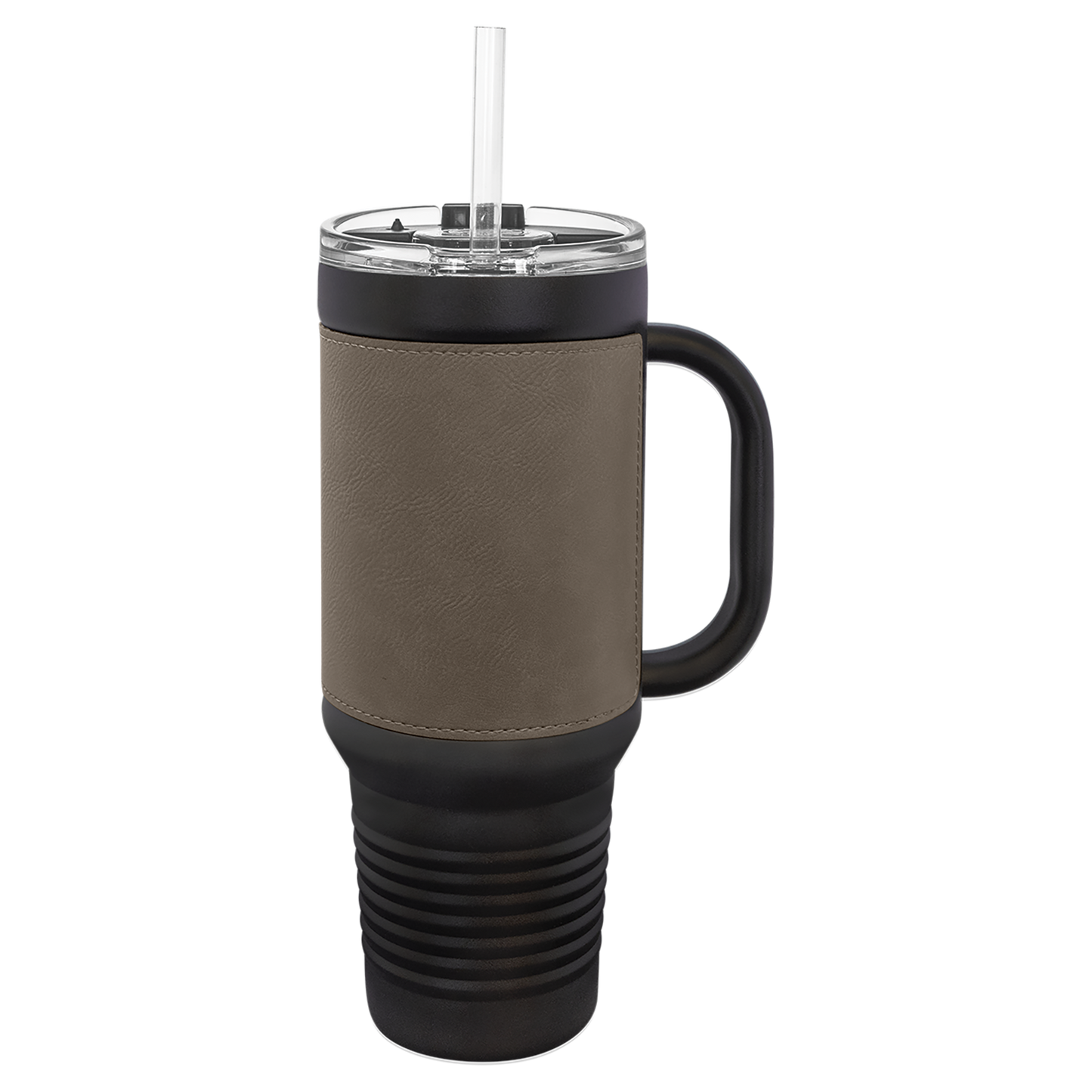 Black Polar Camel 40oz Leatherette Travel Mugs