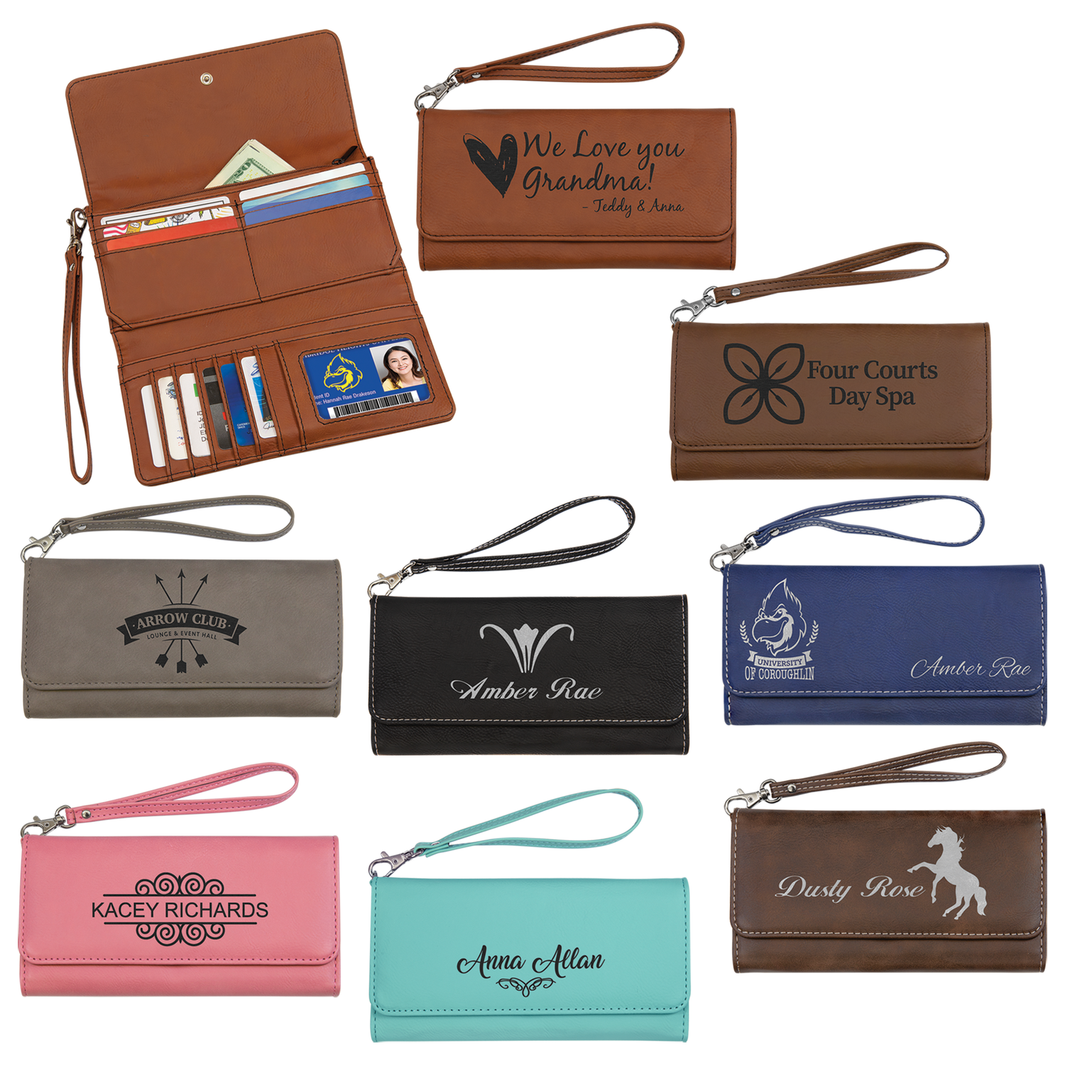 Keychains & Leatherette Wallets