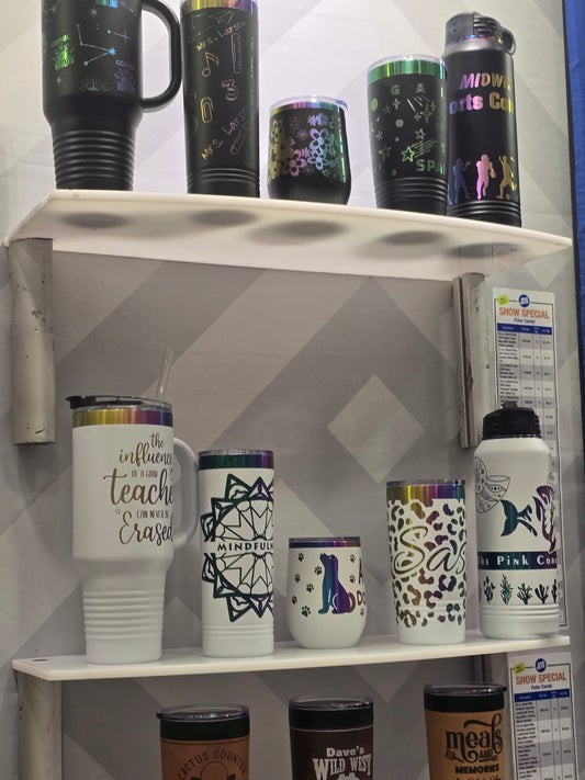 Polar Camel ION Plated Tumblers & Travel Mugs to personalize. In a variety of colors.