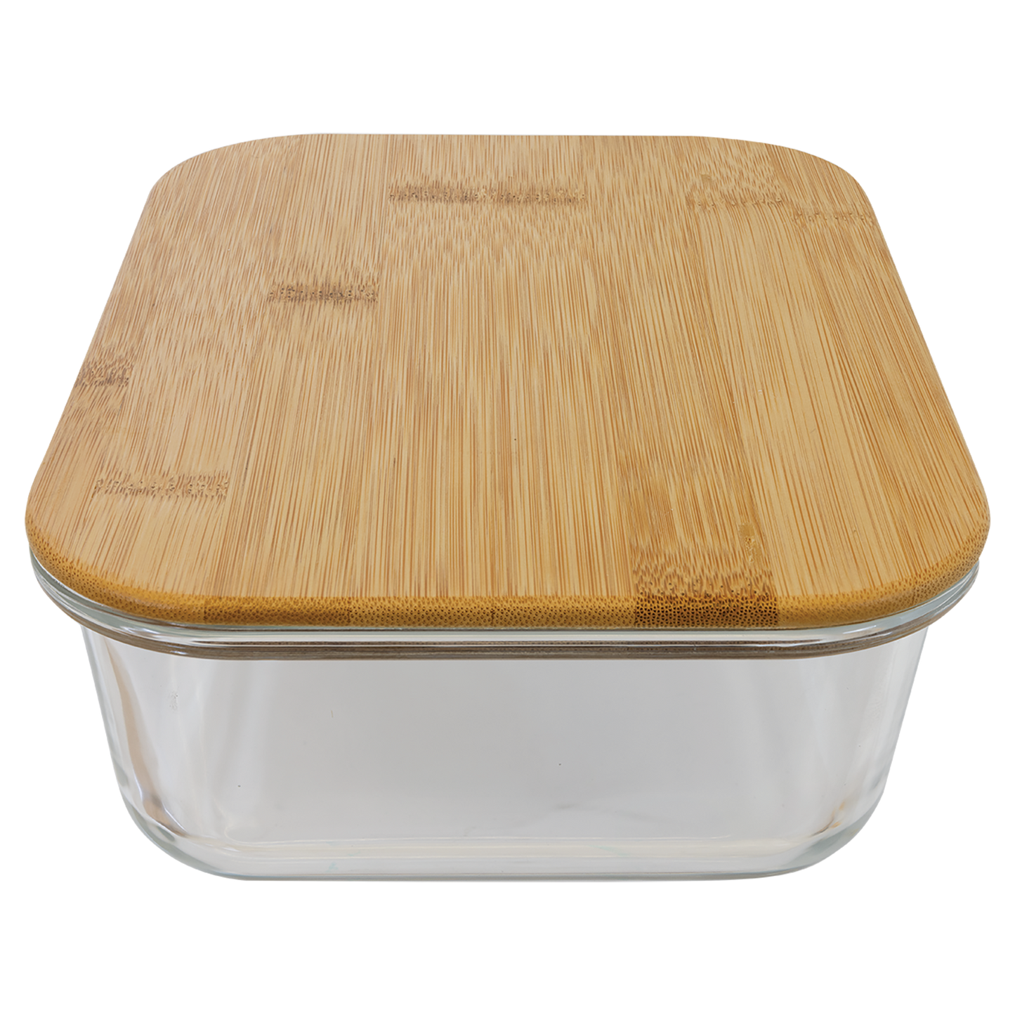 Square Glass Containers with Bamboo Lids