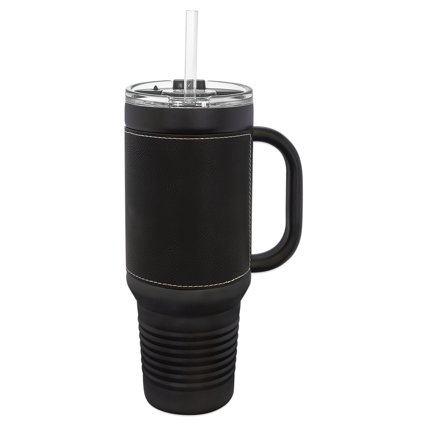 Black Polar Camel 40oz Leatherette Travel Mugs