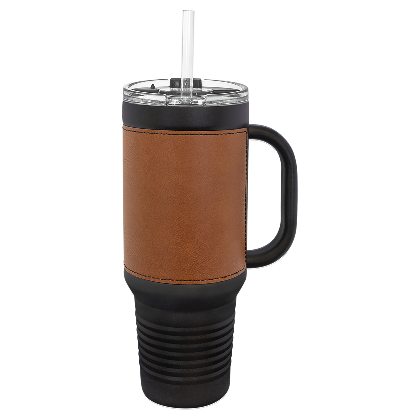 Black Polar Camel 40oz Leatherette Travel Mugs