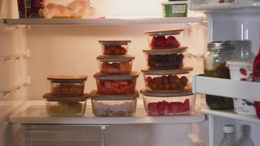 Rectangle Glass Containers with Bamboo Lids